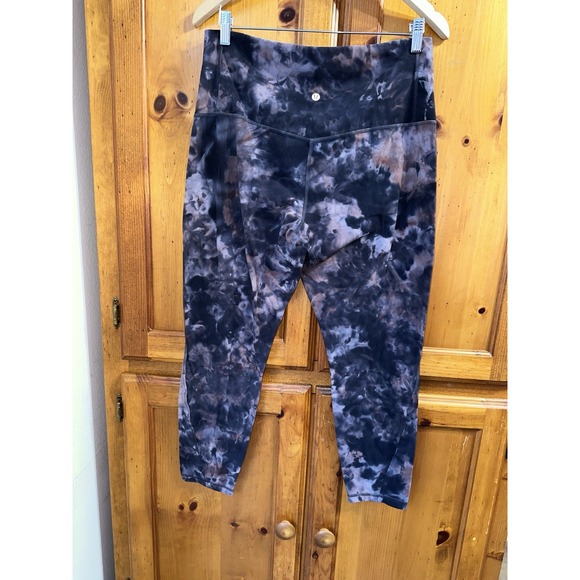 Lululemon Unlimit High Rise Tight Pants Leggings 25" Align Diamond Printed 14 - Picture 4 of 16